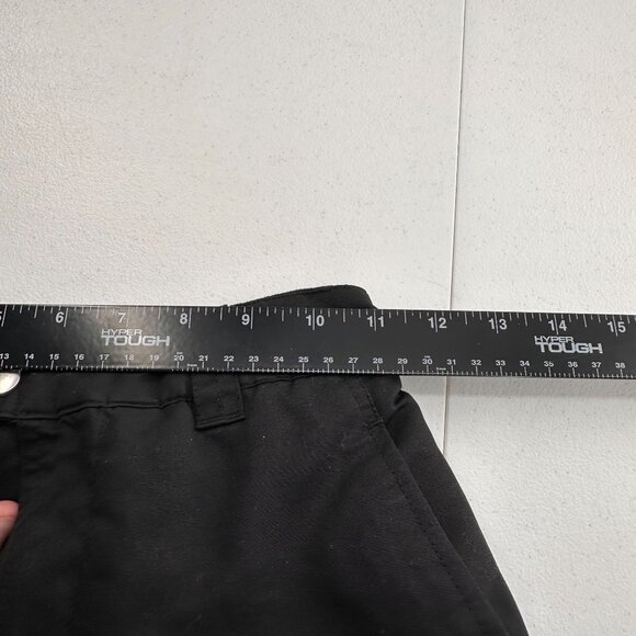 Faded Glory Black Insulated Snow Pants Elastic Waist Reinforced Knees L (10-12) - Picture 3 of 11